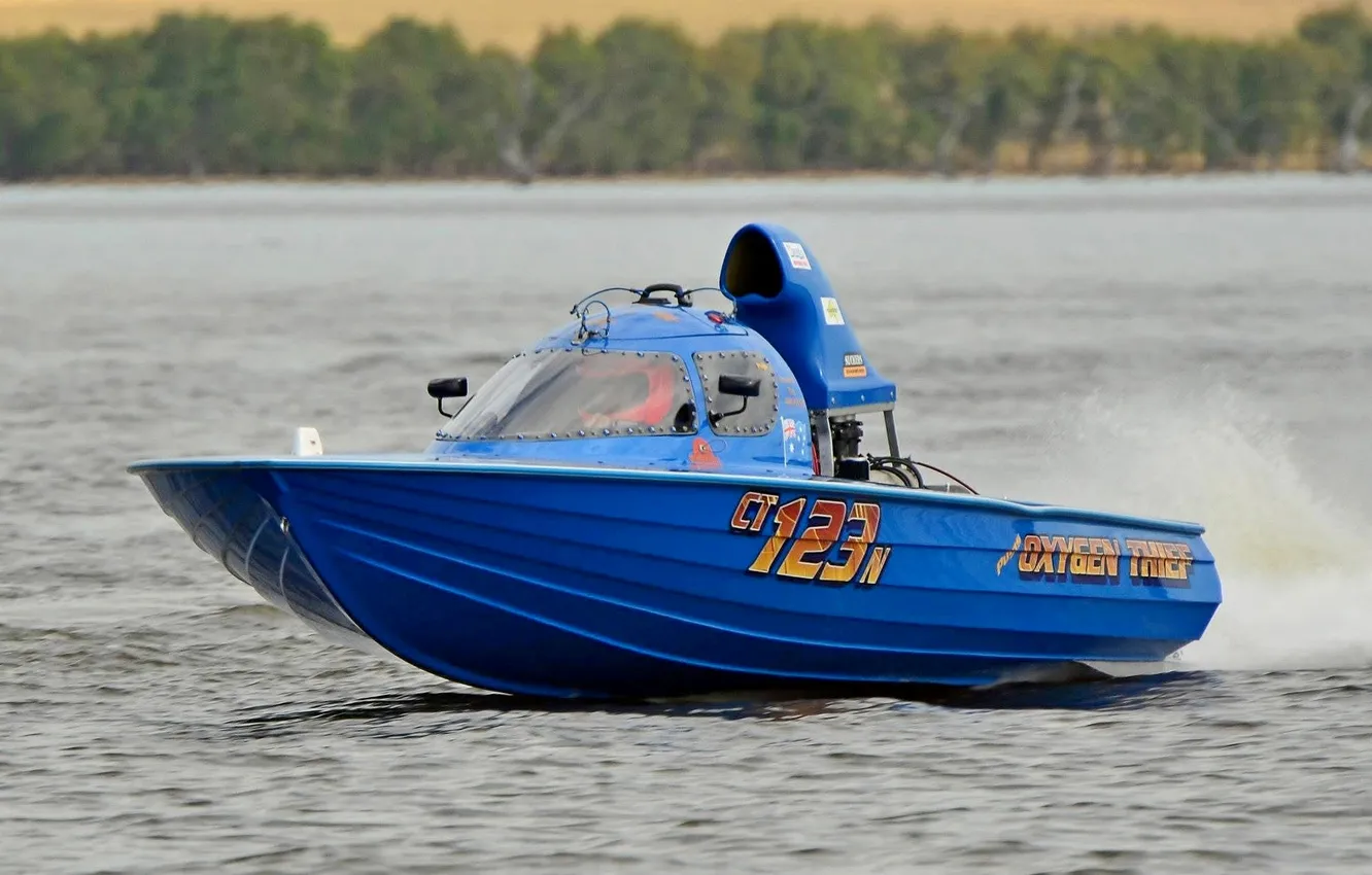 Photo wallpaper race, boat, speed