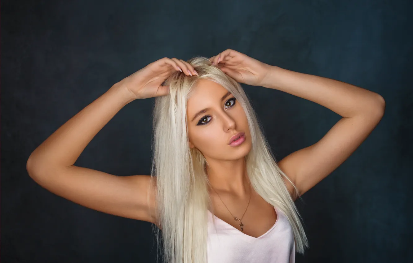 Photo wallpaper pose, model, hair, blonde, Margaret, Dmitry Medved