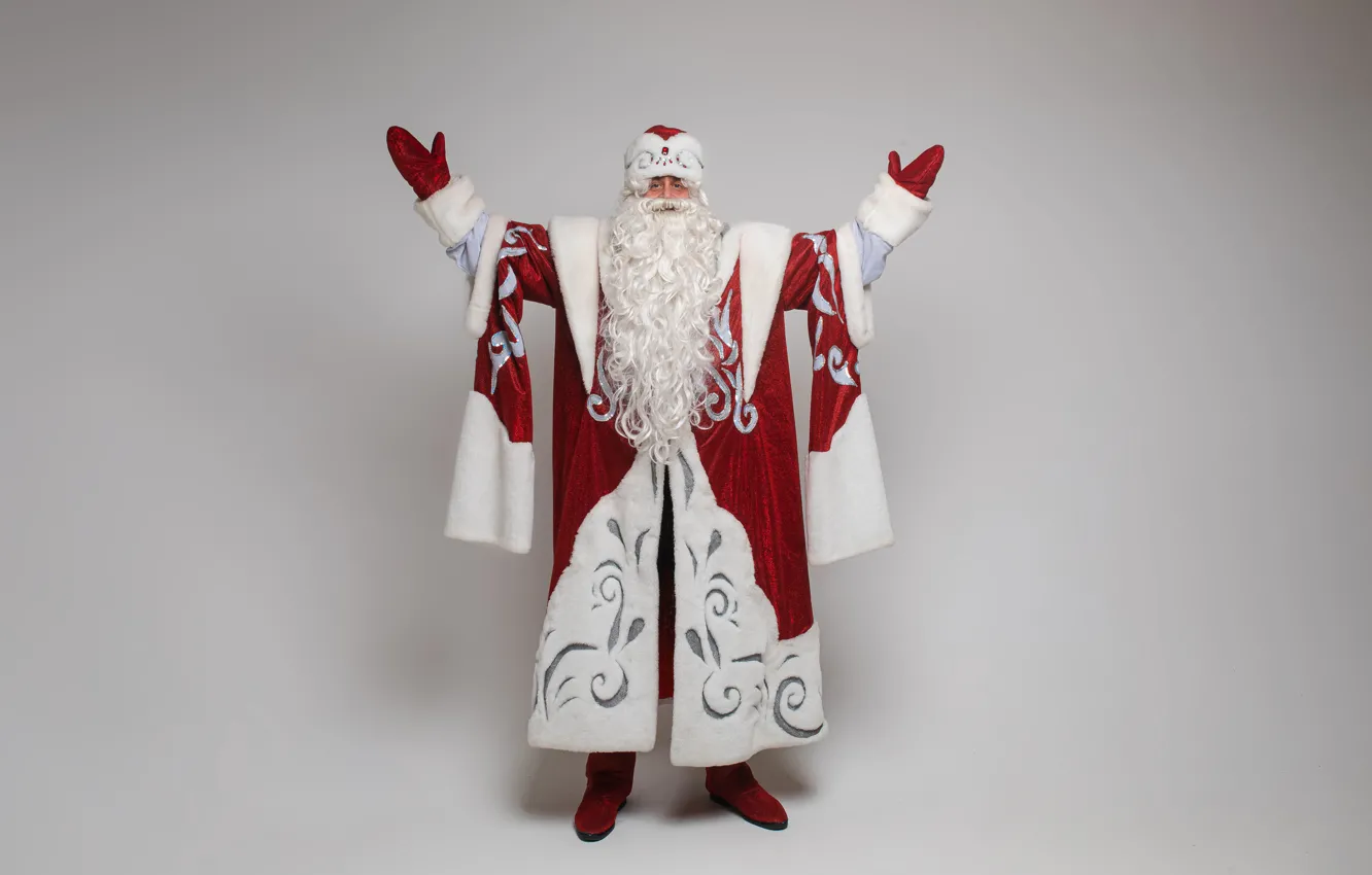 Photo wallpaper new year, Christmas, Santa Claus