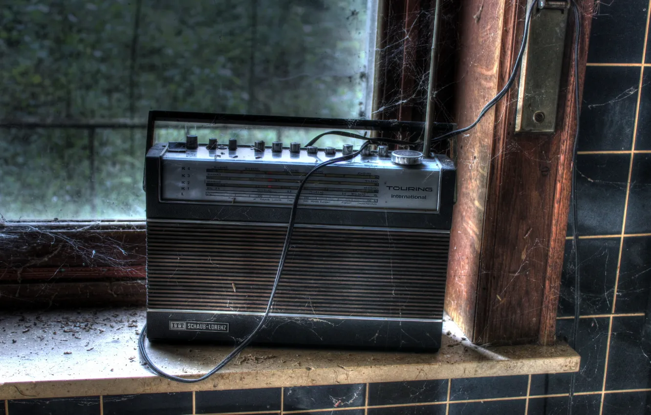 Photo wallpaper background, radio, receiver