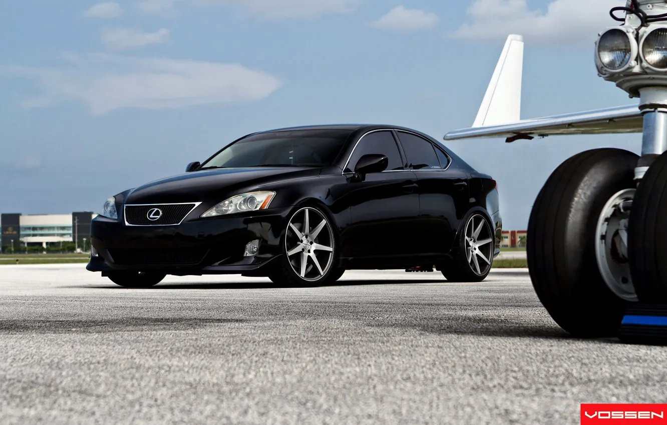 Photo wallpaper Black, Lexus, Tuning, Lexus, Car, IS350, Car, Black