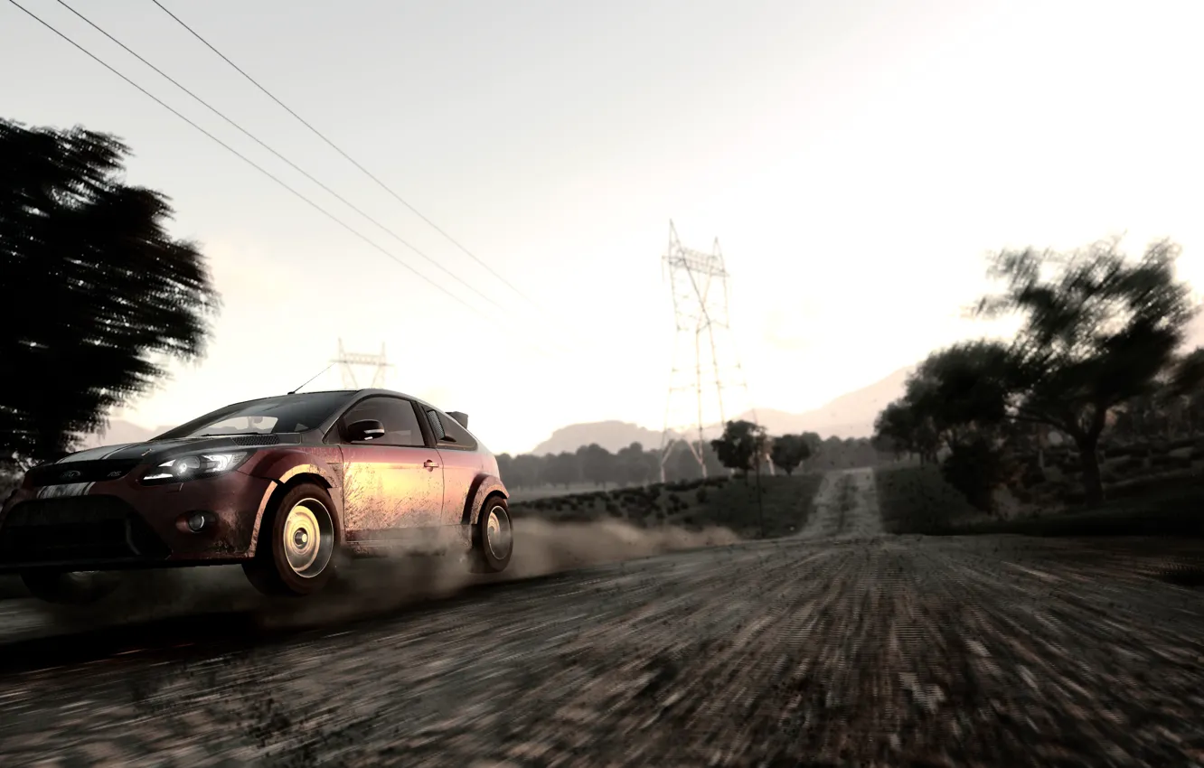 Photo wallpaper Ford Focus RS, Carros, Game