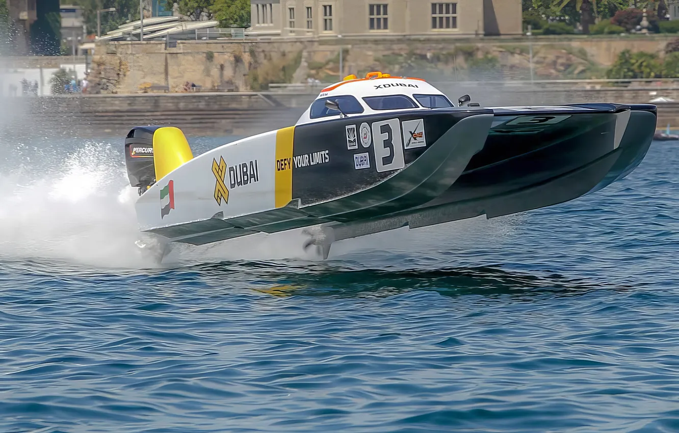 Photo wallpaper race, boat, speed