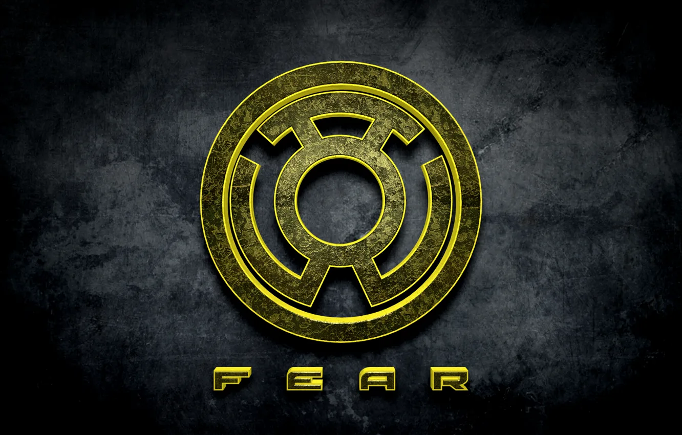 Photo wallpaper fear, Comics, Yellow Lantern, Sinestro Corps