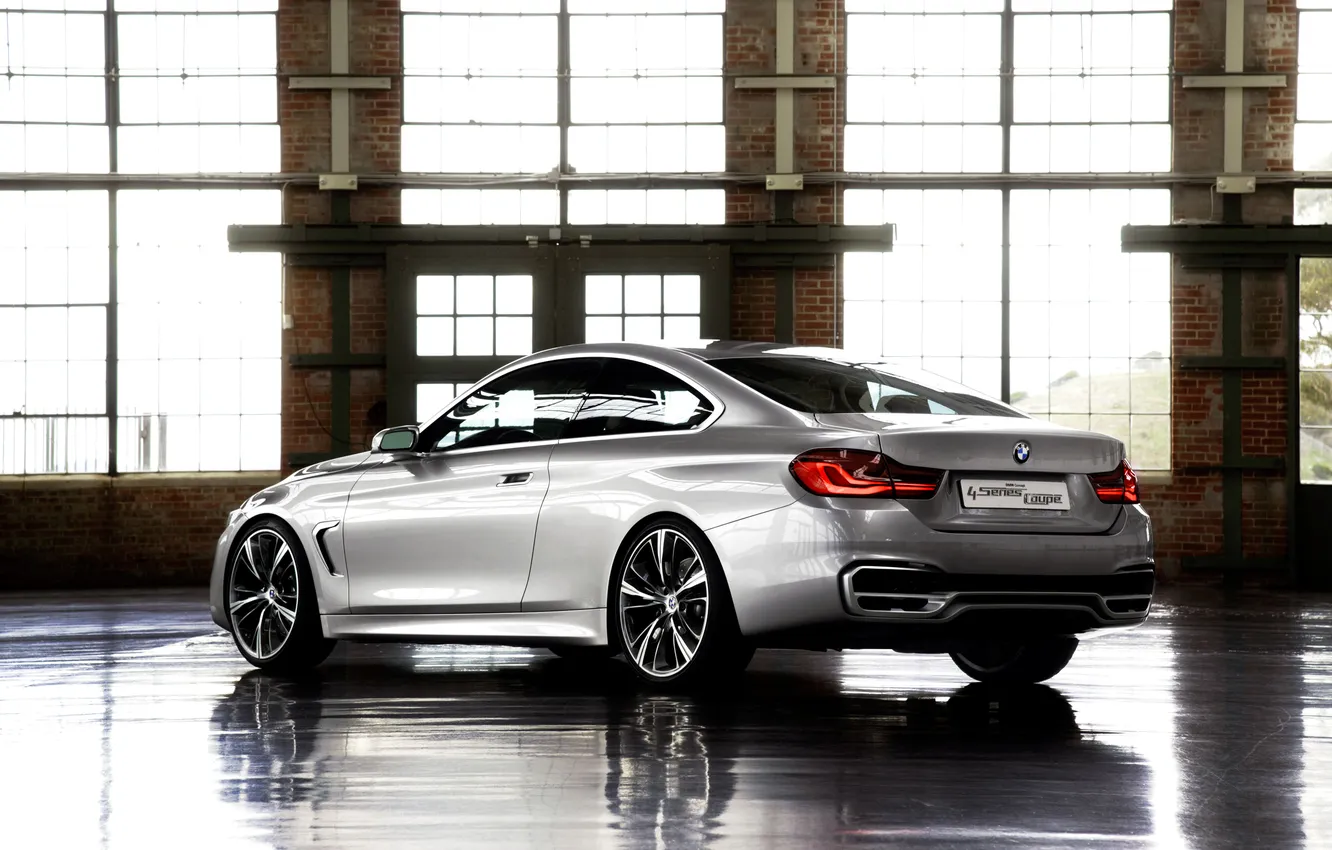 Photo wallpaper machine, auto, grey, BMW, BMW, the room, Boomer, Coupe