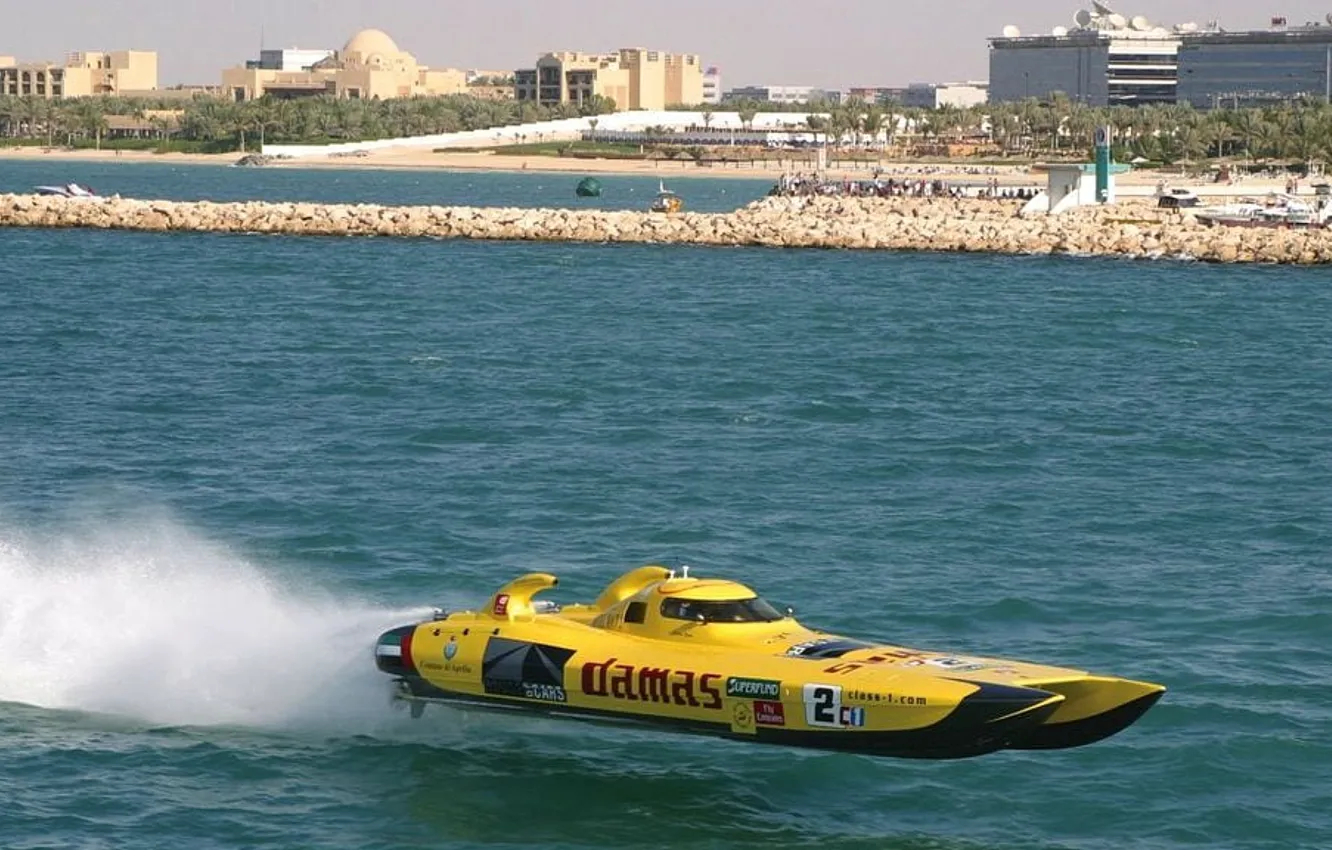 Photo wallpaper race, boat, speed