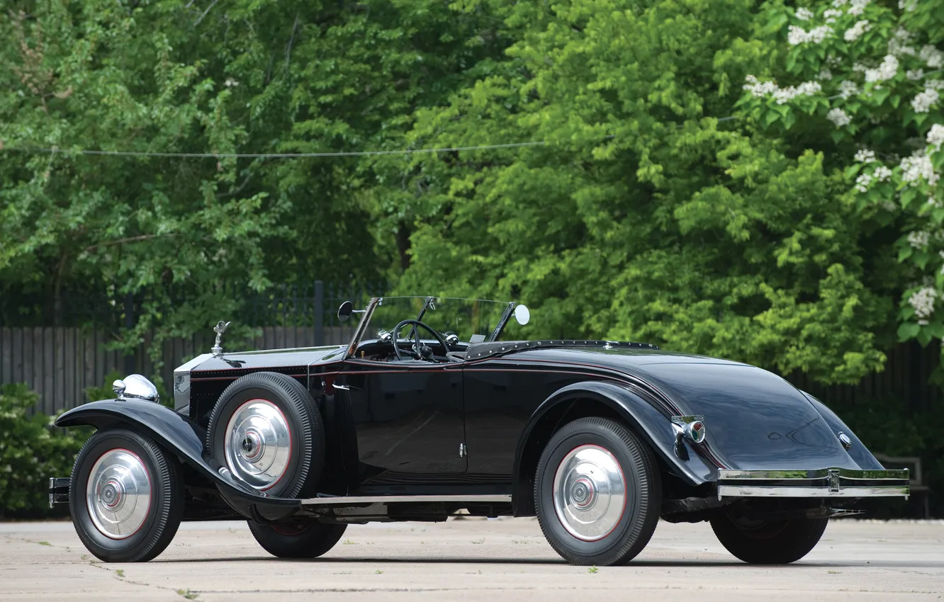Photo wallpaper Roadster, 1932, retro cars, Retro Cars, Rolls-Royce Phantom II, Henley Brewster, Rolls-Royce Phantom II Henley …