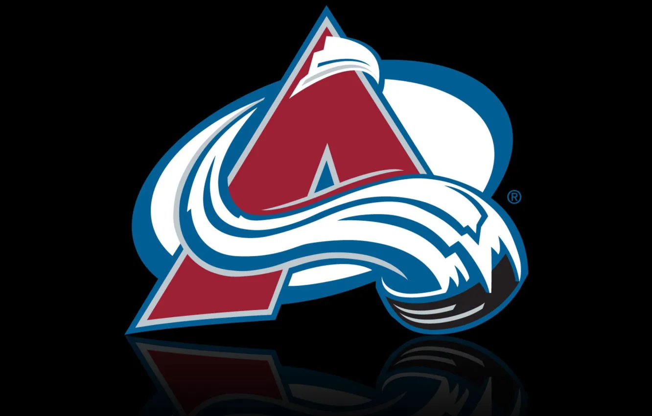 Photo wallpaper logo, USA, NHL, NHL, Denver, hockey club, Colorado Avalanche, Colorado Avalanche