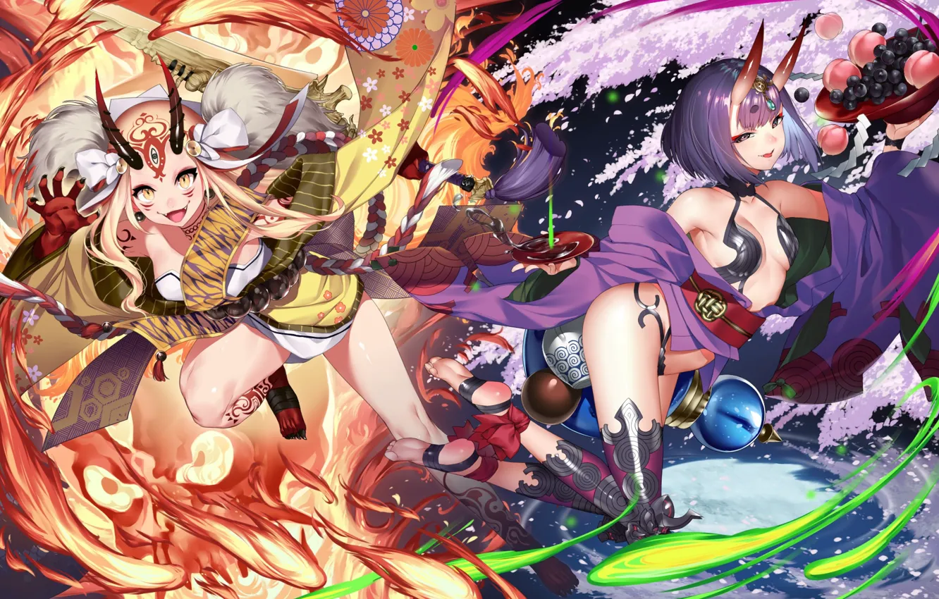 Photo wallpaper Girls, Demons, Fate / Grand Order, The destiny of a great campaign