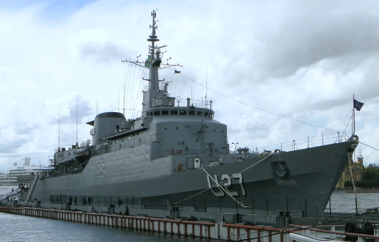 Photo wallpaper training ship, Brazilian Navy, NE Brasil