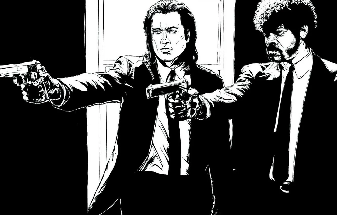 Photo wallpaper art, pulp fiction, Pulp Fiction