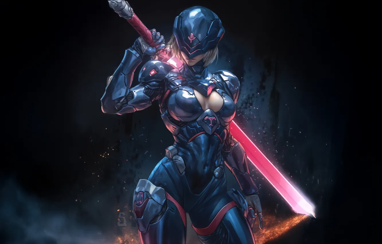 Photo wallpaper power, Cyberpunk, within