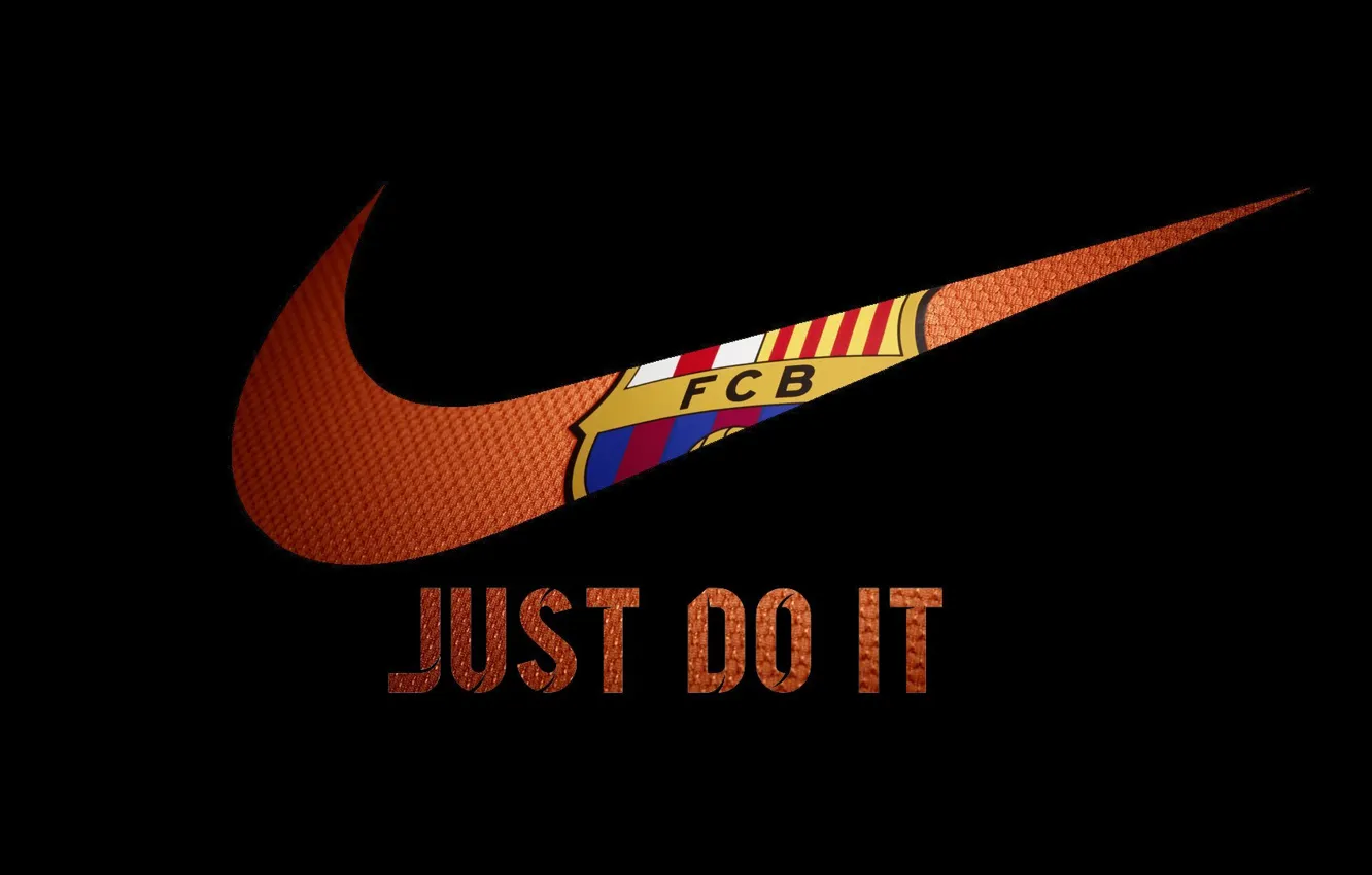 Photo wallpaper football, Nike, Nike, football, just do it, FC Barcelona, FC Barcelona