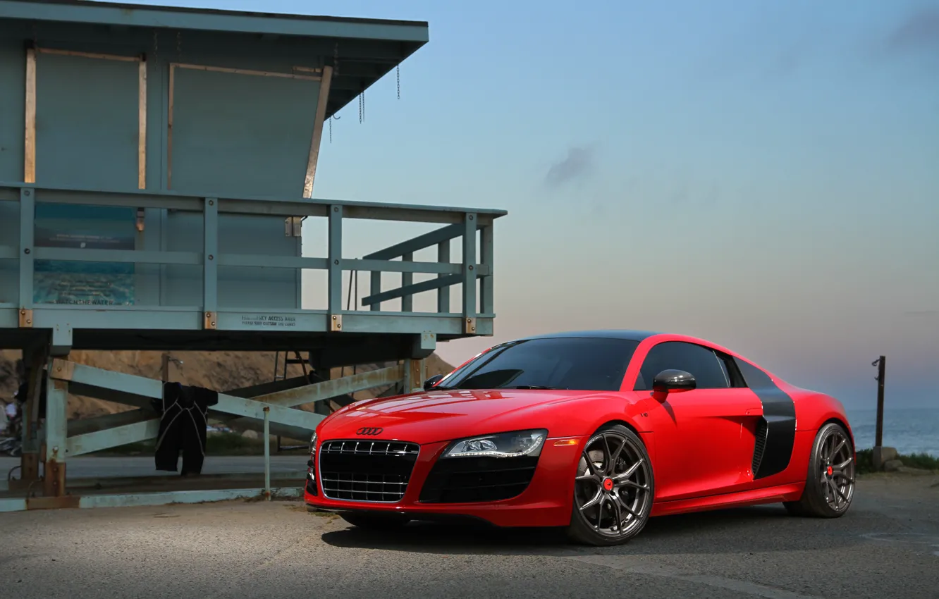 Photo wallpaper Audi, Carbon, 103, Graphite, V-FF, R8