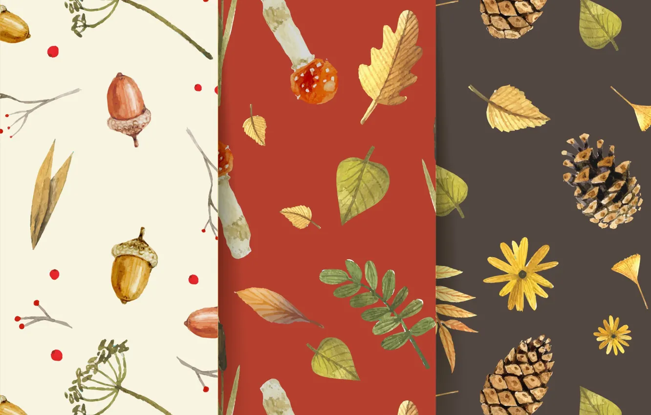 Photo wallpaper background, texture, patterns, Autumn, Background, Leaves