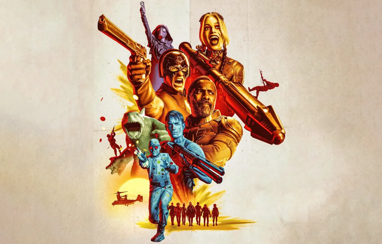 Photo wallpaper DC Comics, Harley Quinn, Suicide Squad