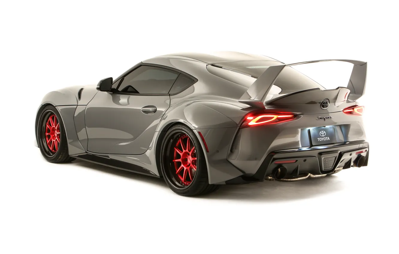 Photo wallpaper Toyota, Supra, 2019, Rutledge Wood, GR Above, A90, SEMA 2019, HyperBoost