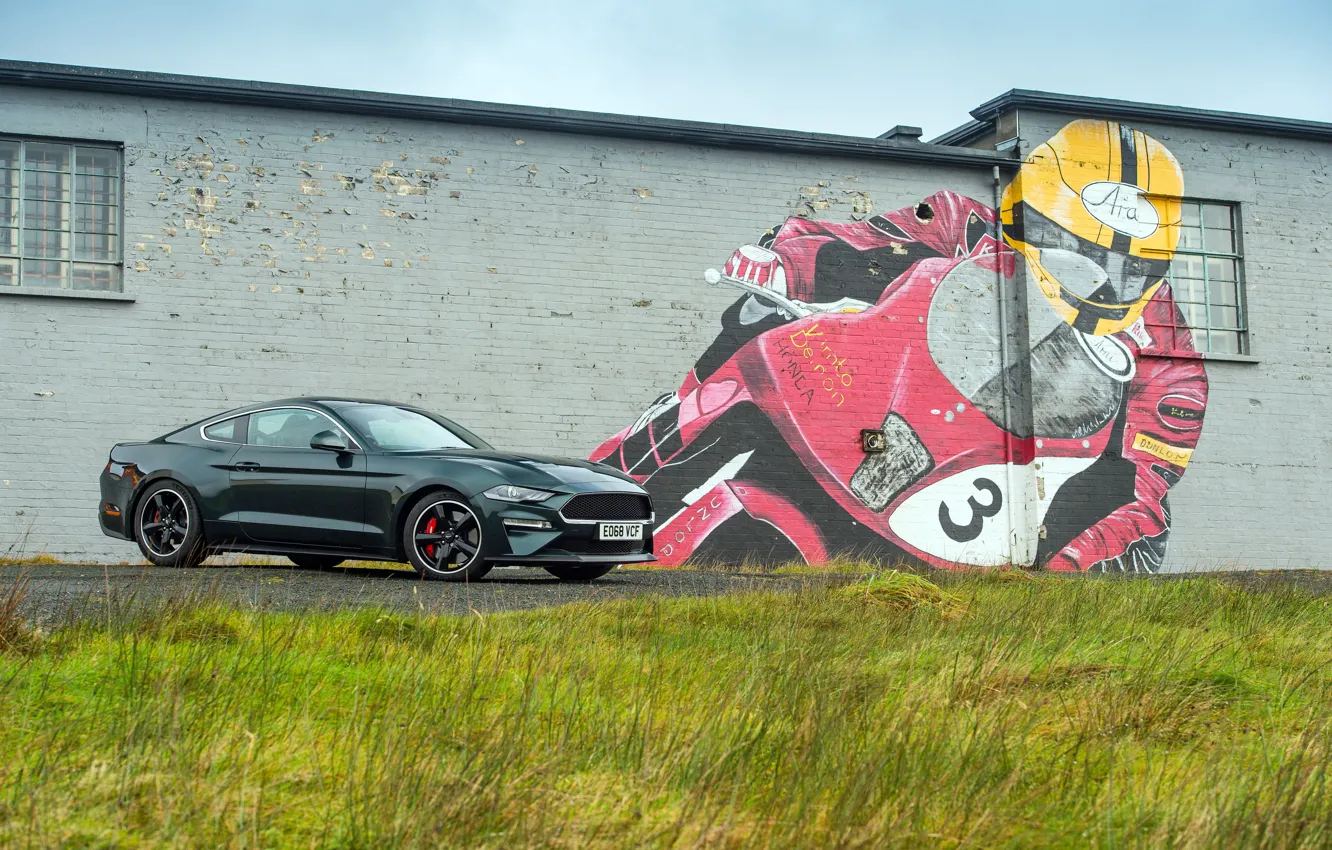 Photo wallpaper Mustang, Ford, 2018, Bullitt