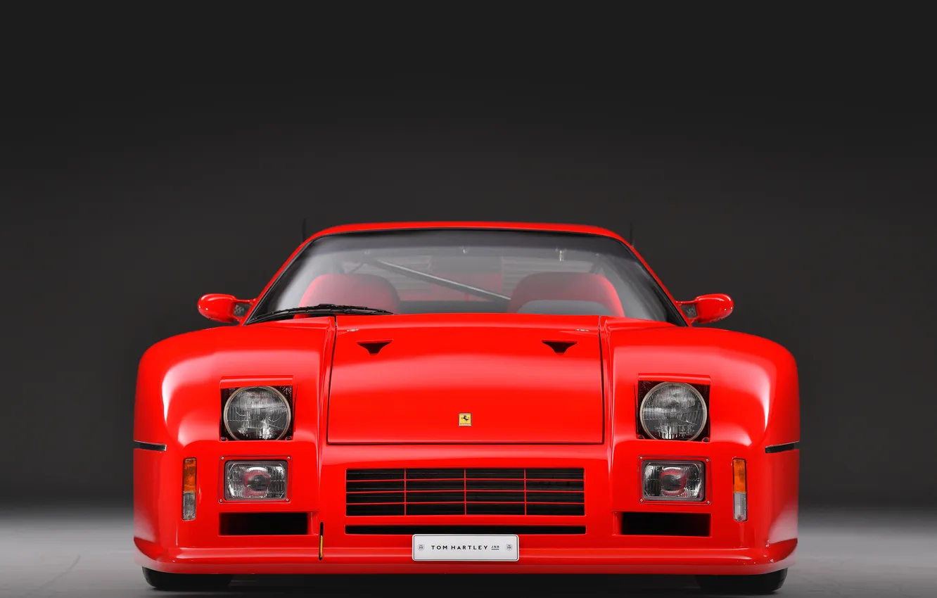 Photo wallpaper Ferrari, supercar, supercar, Evolution, 1988, the only instance, Ferrari GTO, the only instance