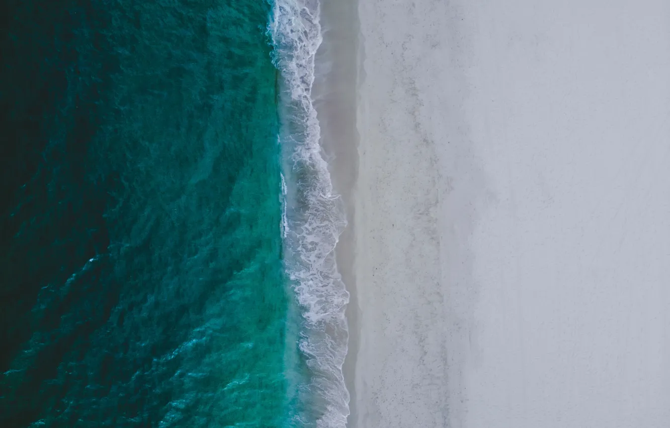 Photo wallpaper sand, sea, nature