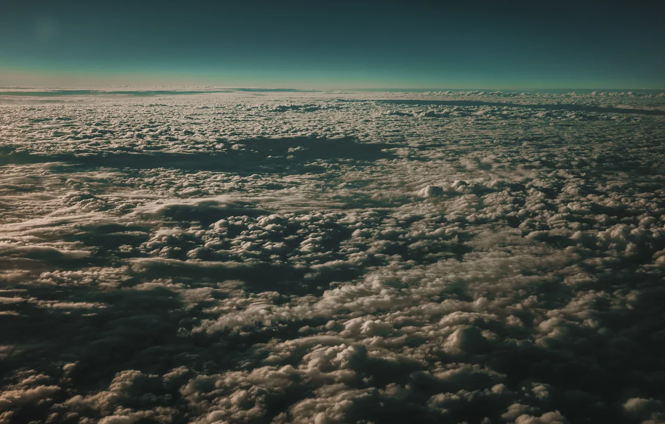 Photo wallpaper clouds, the atmosphere, horizon