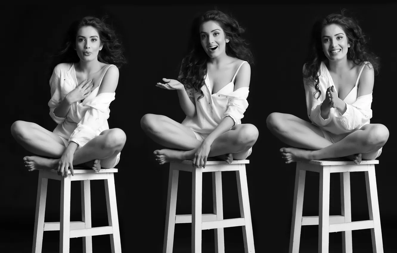 Photo wallpaper girl, hot, sexy, eyes, smile, beautiful, figure, model