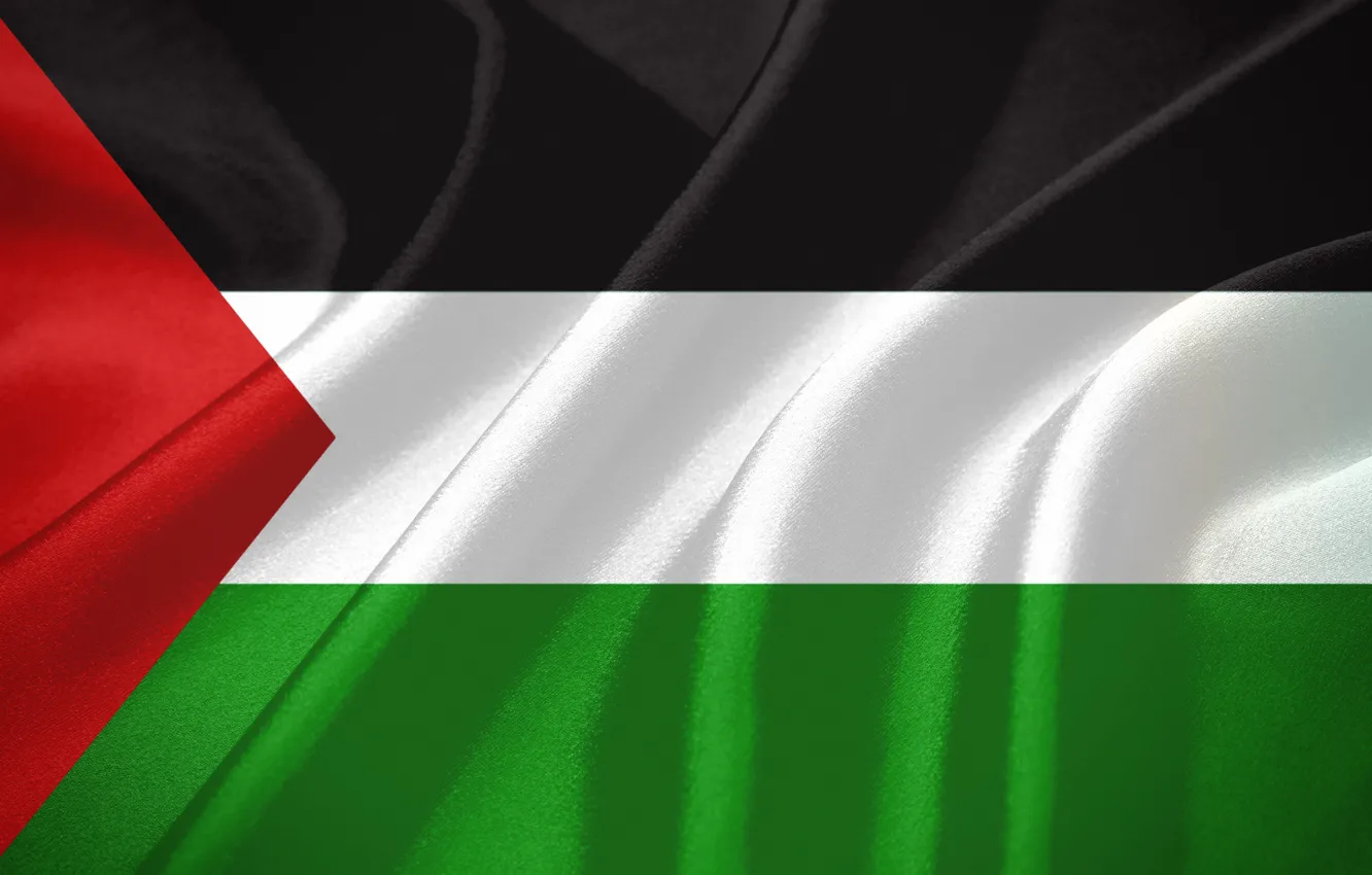 Photo wallpaper flag, Texture, gaza, palestine