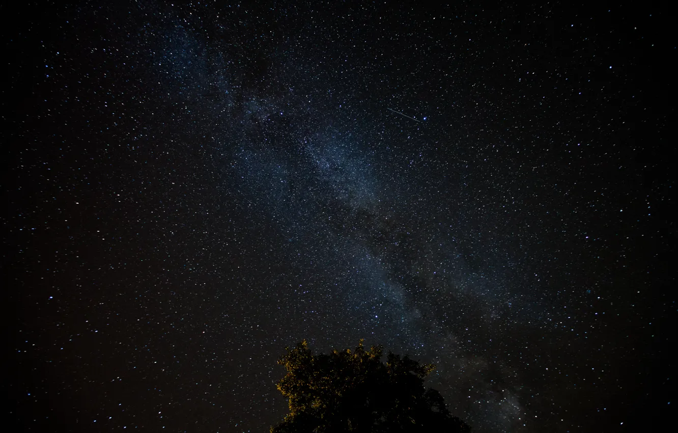 Photo wallpaper stars, night, the milky way