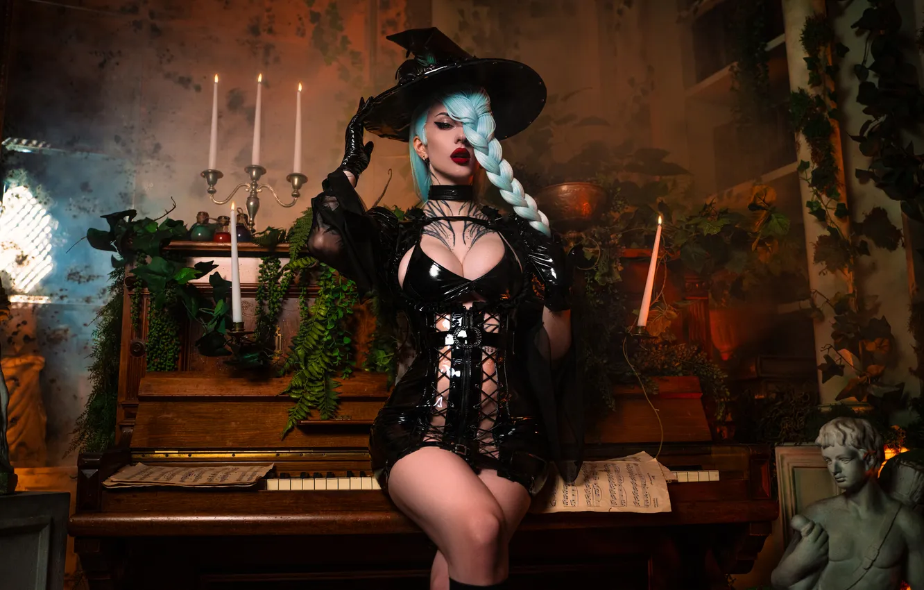 Photo wallpaper tattoo, tattoo, legs, tattoo, cosplay, cosplay, xenon, Alin Ma