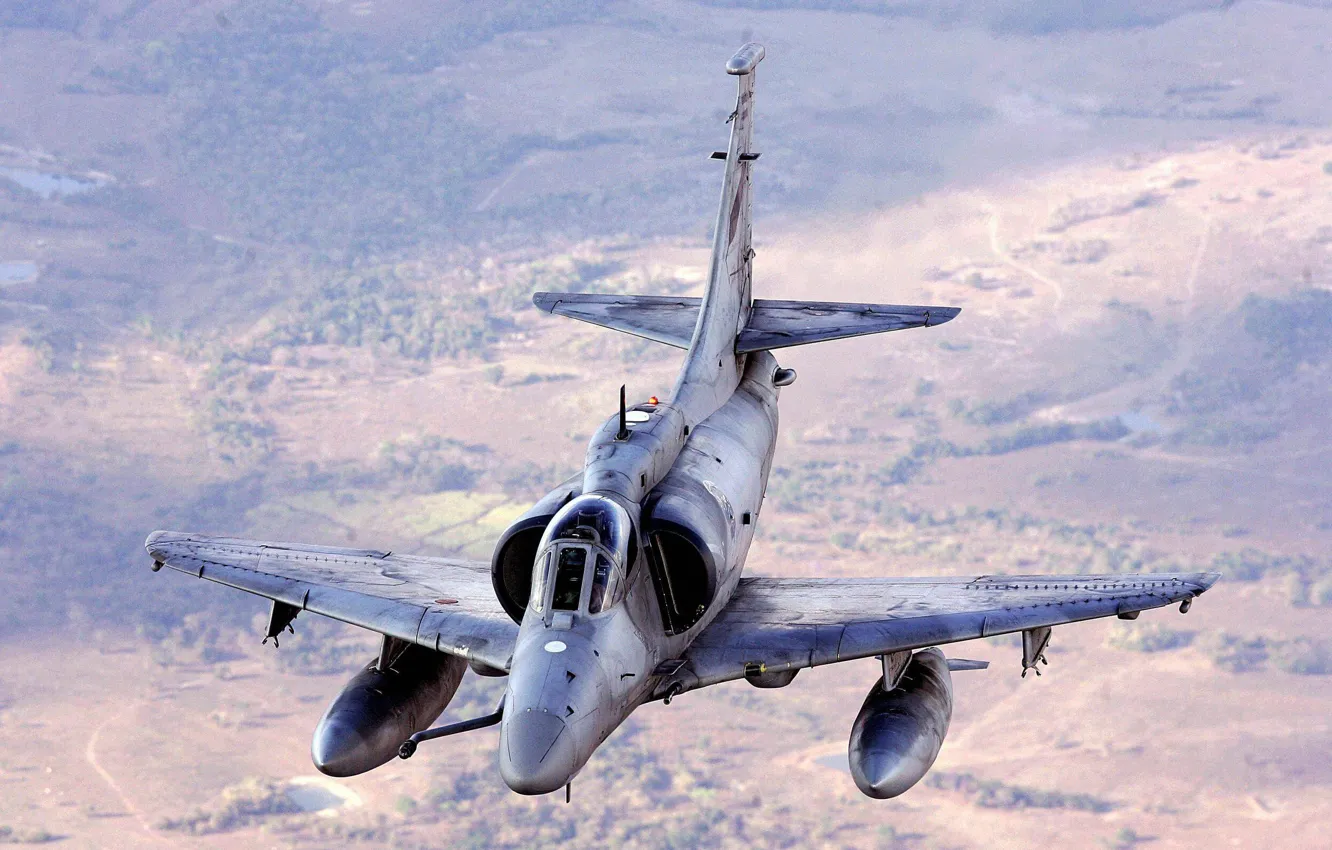 Photo wallpaper flight, attack, Douglas, deck, easy, Skyhawk, A-4AR