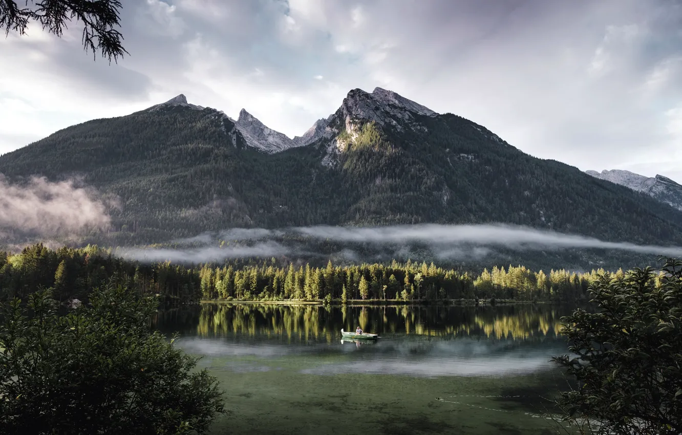 Photo wallpaper Germany, Bavaria, Hintersee