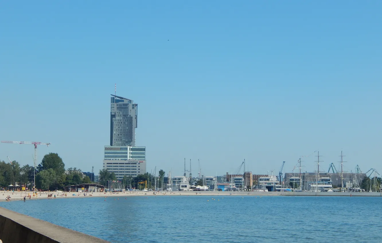 Photo wallpaper Sea, beach, Bulwar