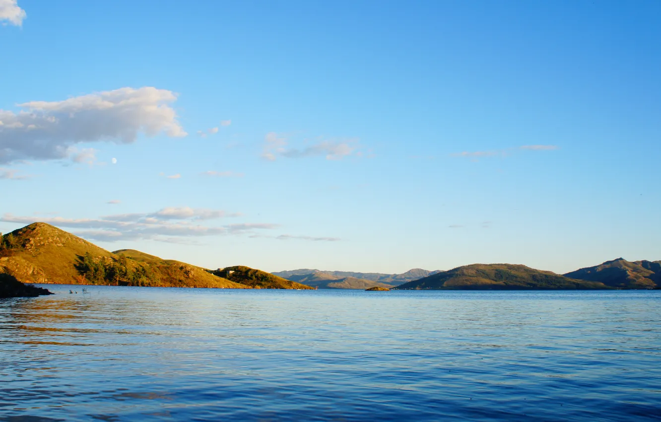 Photo wallpaper summer, water, lake, stay, Kazakhstan, reservoir, Bukhtarma