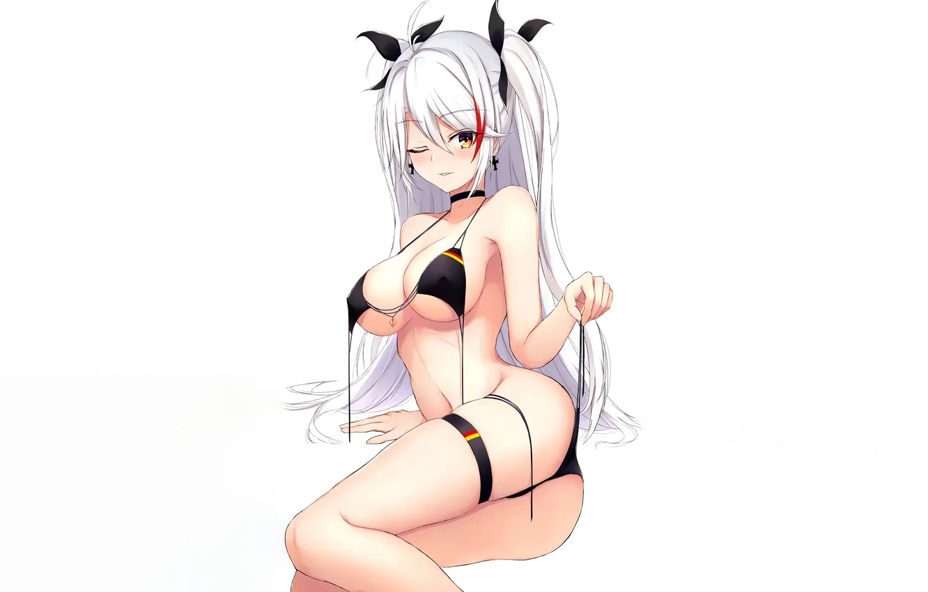 Photo wallpaper girl, sexy, ass, cleavage, long hair, legs, boobs, anime