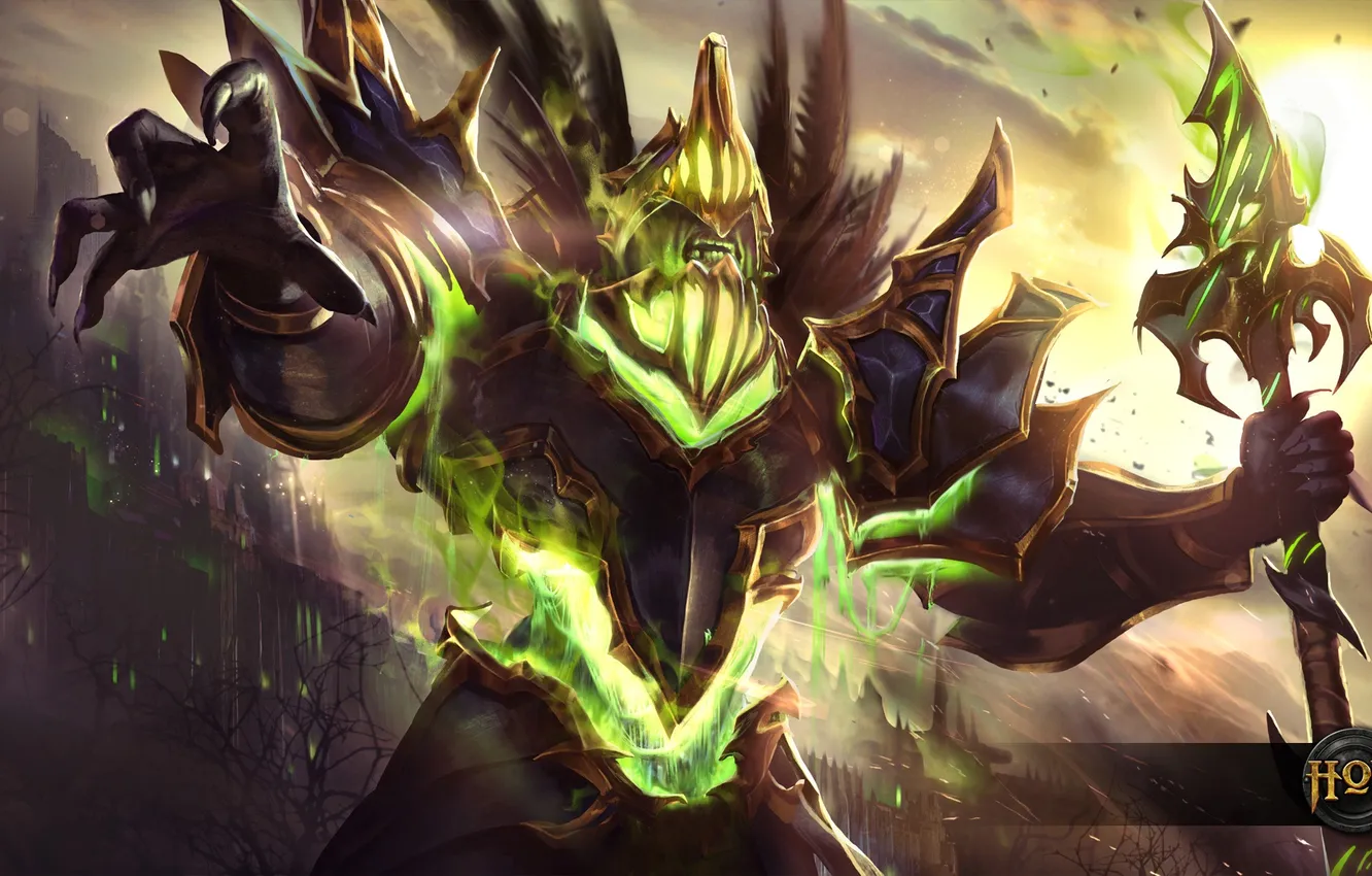 Photo wallpaper darkness, magic, Heroes of Newerth, moba, Blackwal, Blackwal Salforis, Salforis