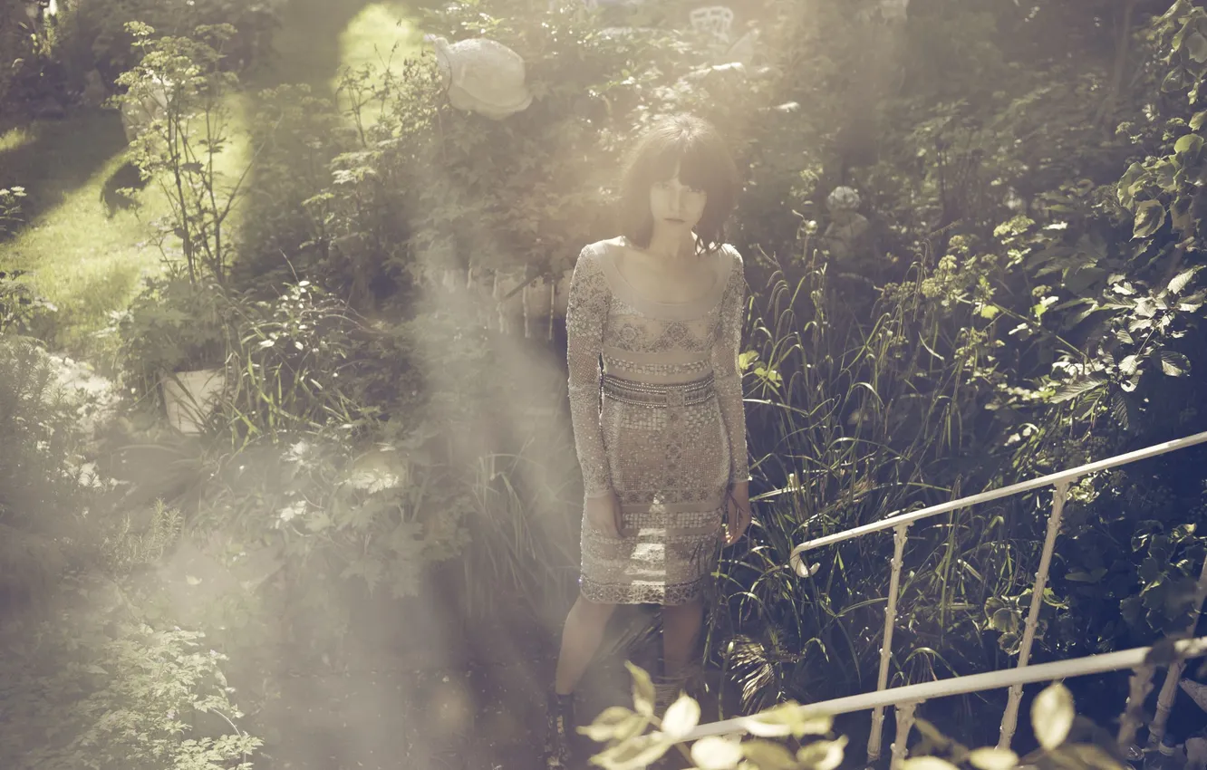 Photo wallpaper summer, girl, Park