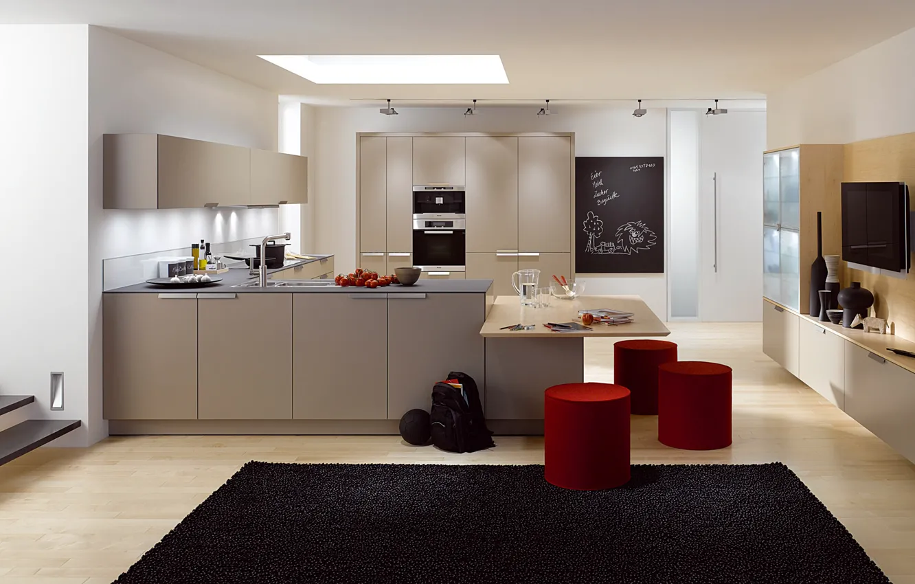 Photo wallpaper style, room, kitchen