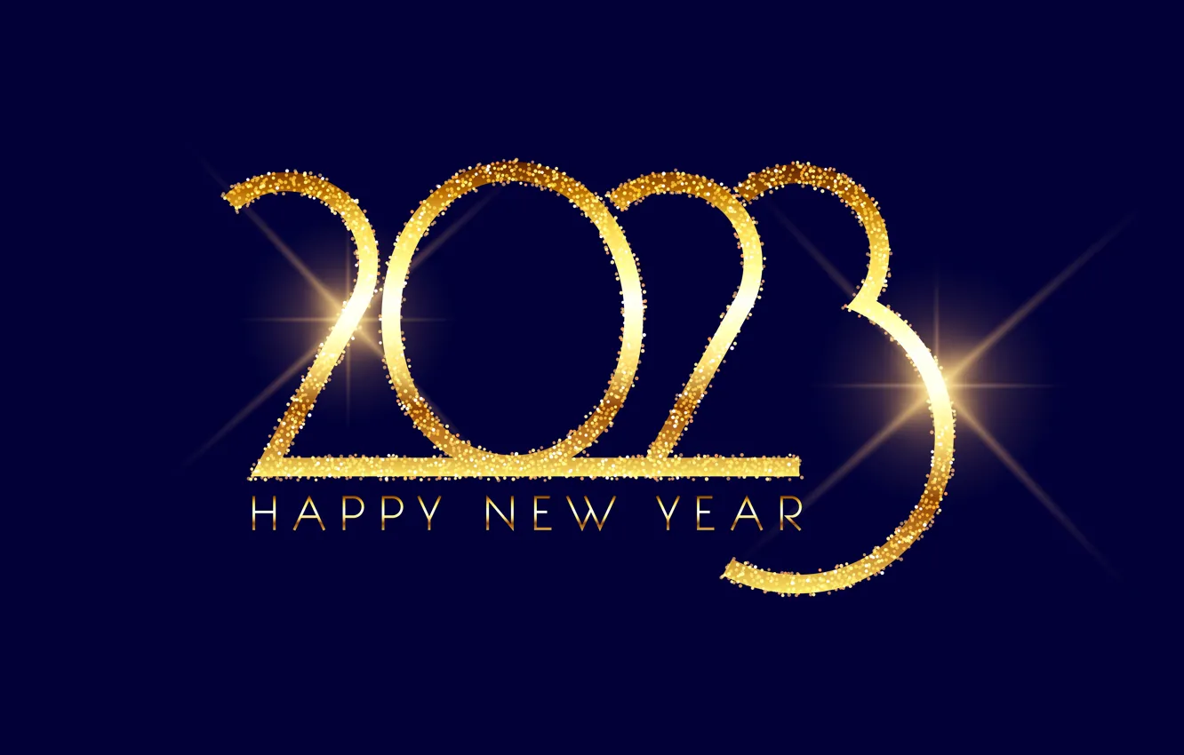 Photo wallpaper gold, new year, figures, golden, New Year, Happy, sparkle, glitter