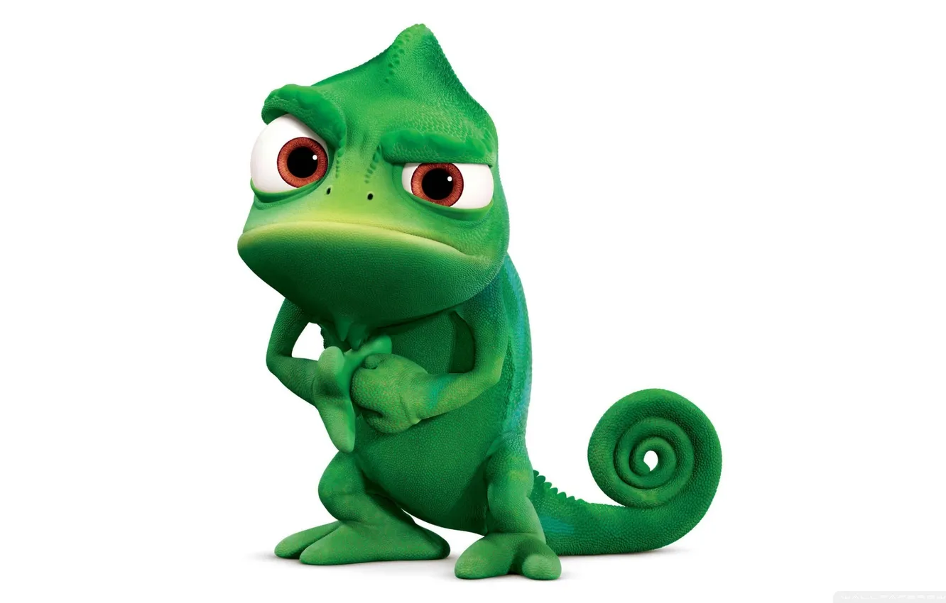 Photo wallpaper Tangled, chameleon, pascal