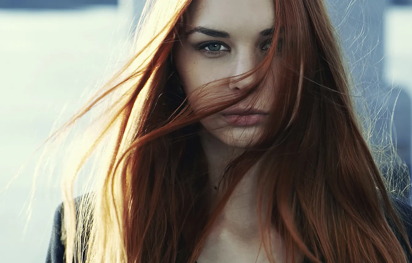 Photo wallpaper look, portrait, Ira