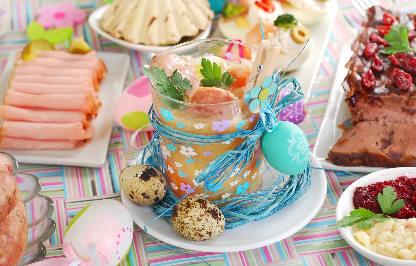 Photo wallpaper food, eggs, Easter, Easter eggs