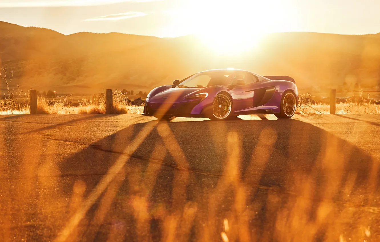 Photo wallpaper McLaren, Violet, 675LT