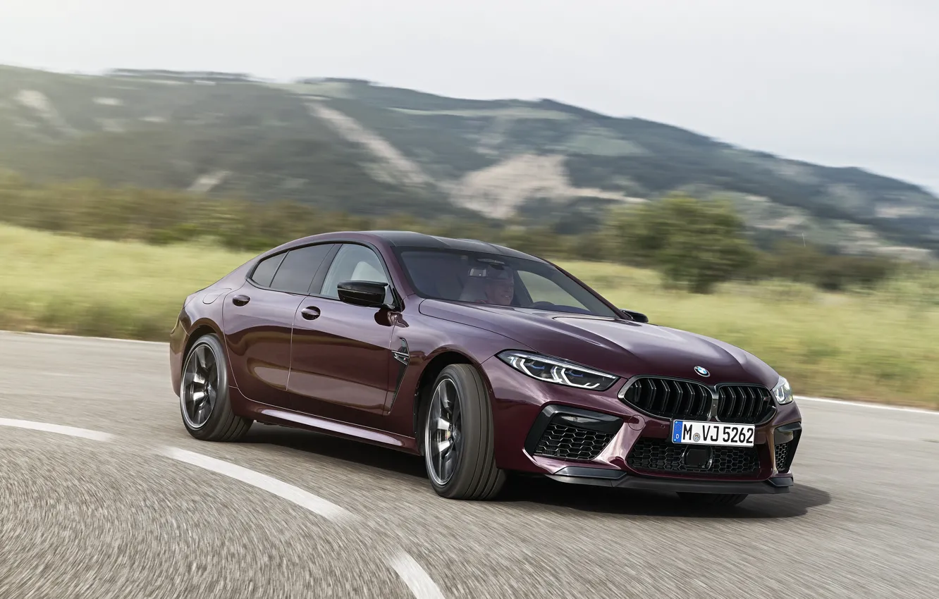 Photo wallpaper coupe, turn, BMW, 2019, M8, the four-door, M8 Gran Coupe, M8 Competition Gran Coupe