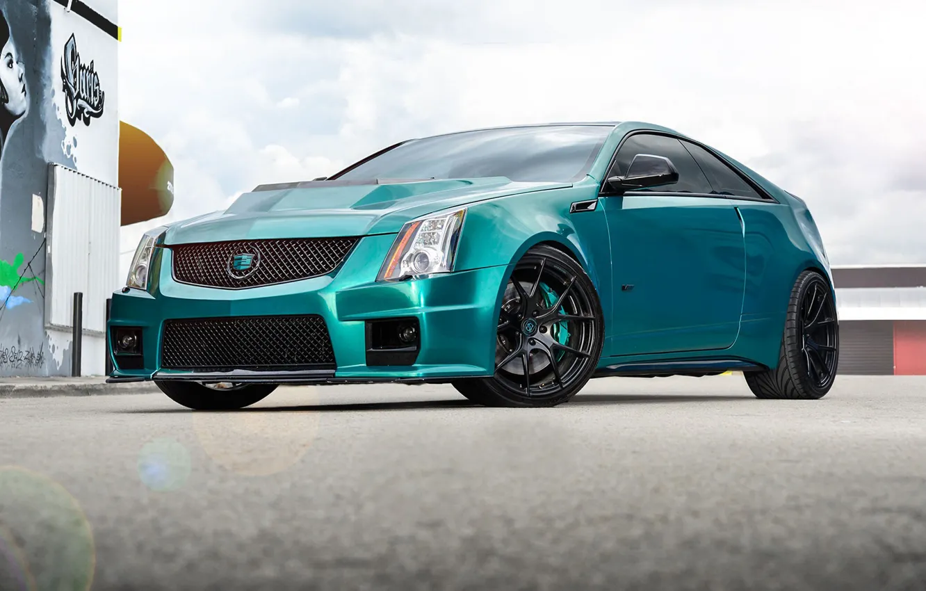 Photo wallpaper Cadillac, CTS-V, Via, Superior, Autodesign