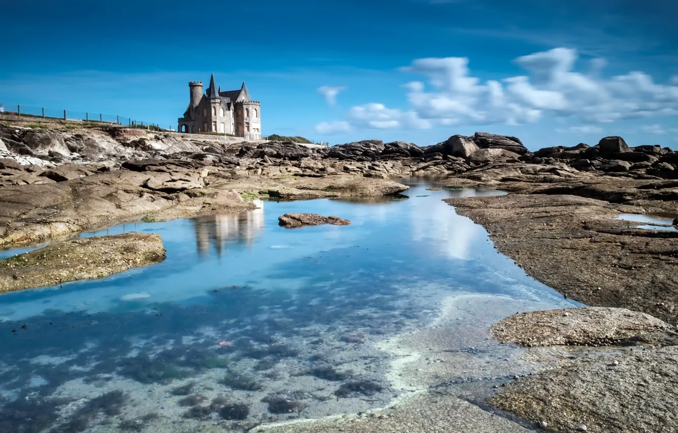 Photo wallpaper Bretagne, France, Castel Turpault