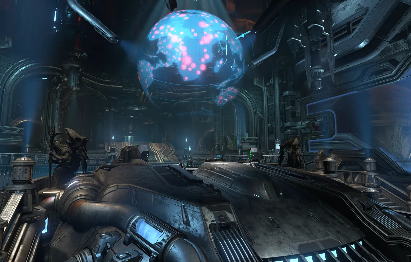 Photo wallpaper Hell, game, Hardcore, Bethesda Softworks, Doom, id Software, Doom Eternal