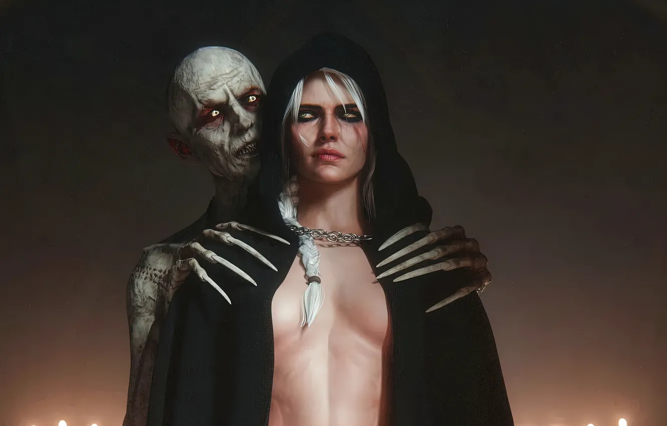 Photo wallpaper game, Fan Art, The Witcher 3 Wild Hunt, Ciri, Game Art