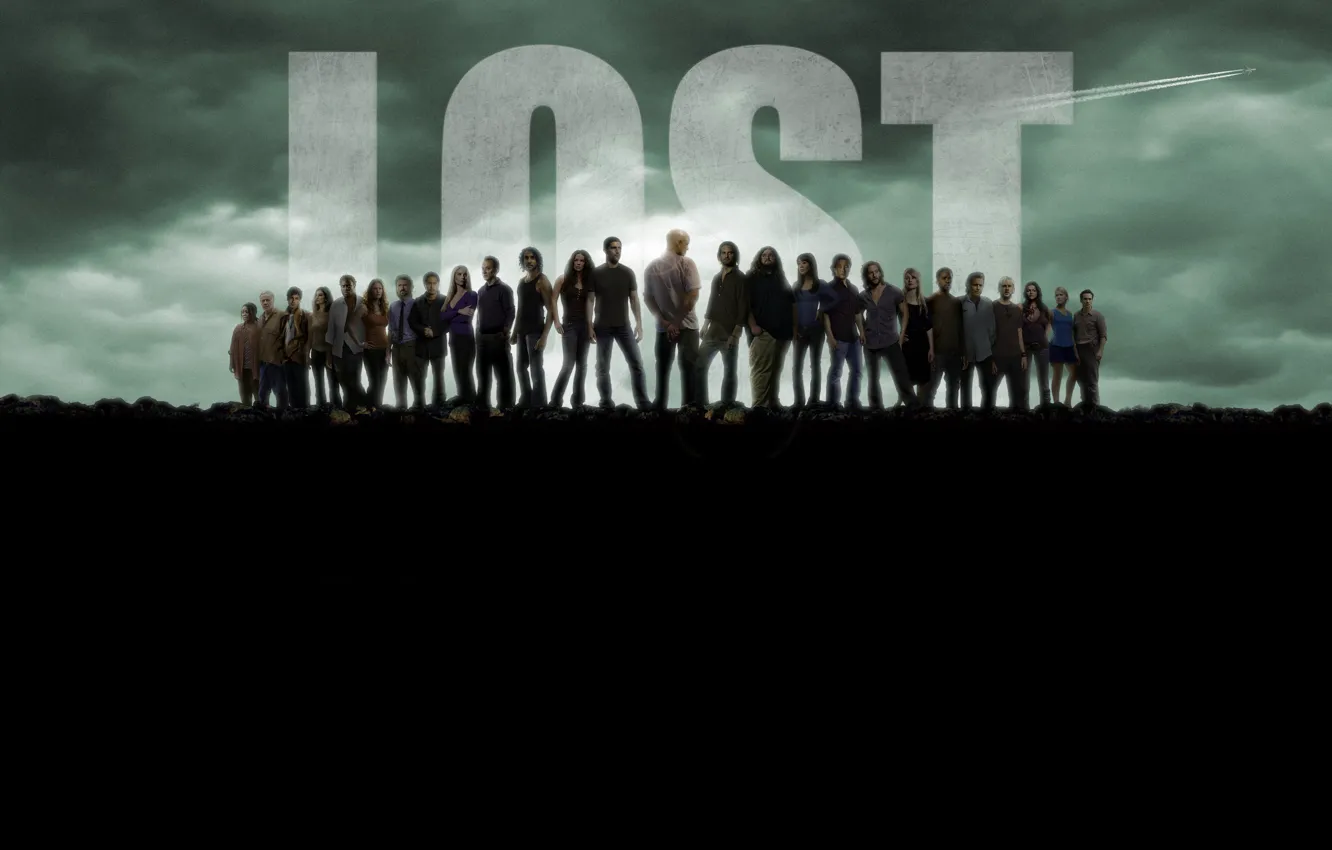 Photo wallpaper clouds, Lost, heroes