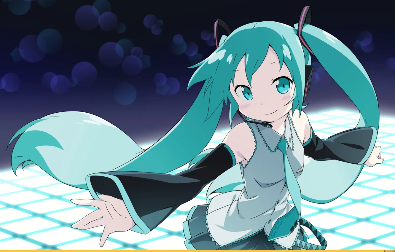 Photo wallpaper vocaloid, Hatsune Miku, long hair