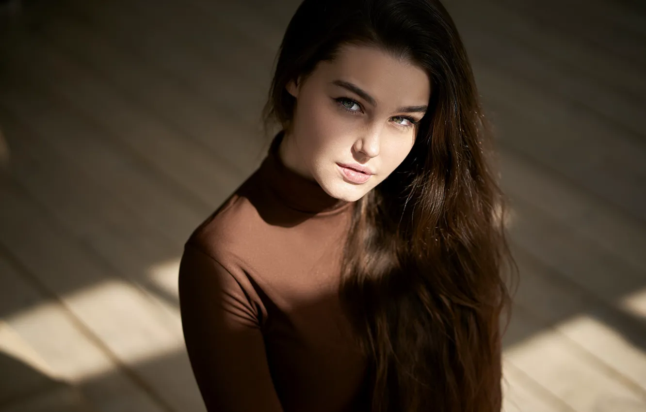 Photo wallpaper look, girl, Alexey Kiselev, Bogdan Kudrycka